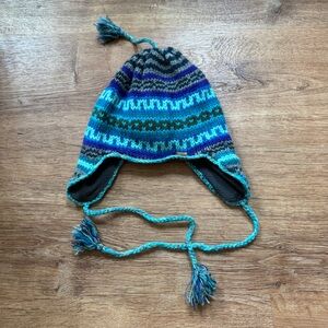 Free people Cozy Multicolor lambswool Knit Hat
